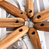 Teak Natural Wood Tableware Spoon Ladle Turner Rice Colander Soup Skimmer Cooking Tool Sets Spoon Scoop Kitchen Tools Gadgets - Heritage cosmetics and beauty care