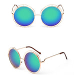 Round metal cutout sunglasses - Heritage cosmetics and beauty care