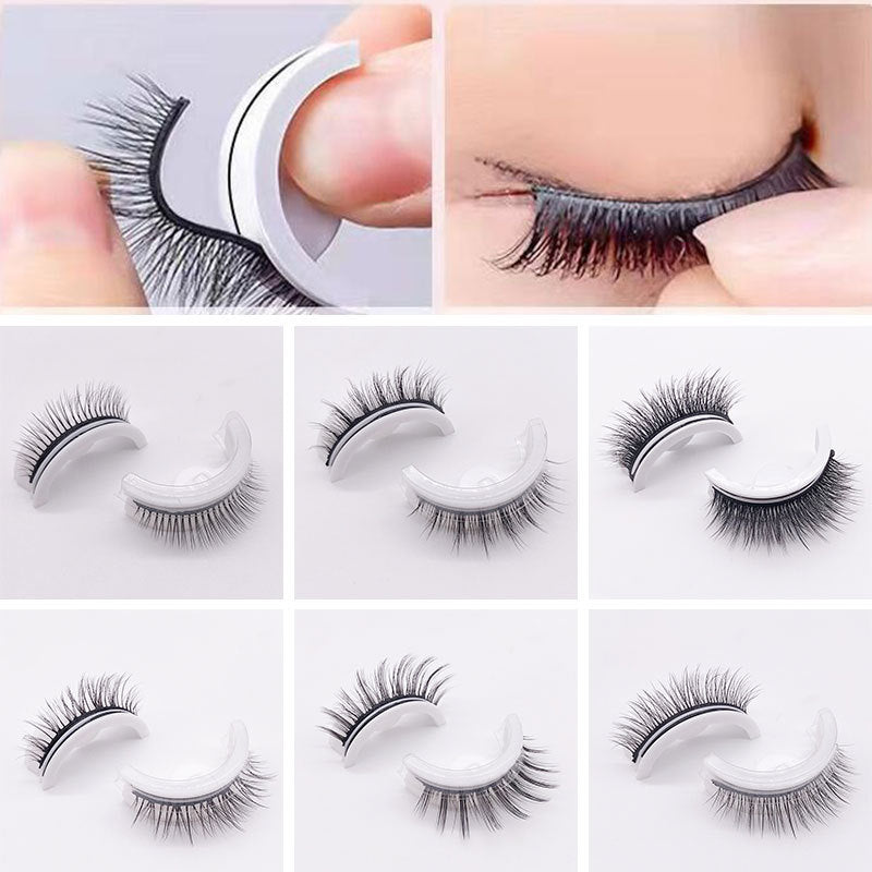 Self-adhesive Reusable Glue-free Eye Lashes With Natural Curl - Heritage cosmetics and beauty care