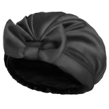 Women's Solid Bow Satin Bath Hat - Heritage cosmetics and beauty care