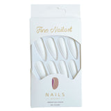 Artistic Pointed White Fake Nail Tip - Heritage cosmetics and beauty care