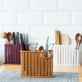 Woven Hollowed Chopsticks Storage Box Kitchen Tableware - Heritage cosmetics and beauty care