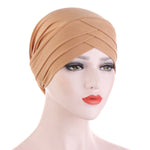 Three Crossed Indian Hats In Stretch Cloth Forehead - Heritage cosmetics and beauty care