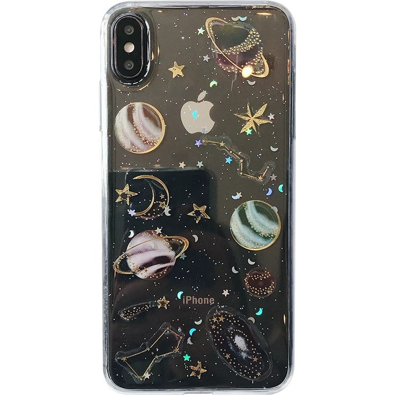 Starry Sky Shining Powder Drops Glue Mobile Phone Case Heritage cosmetics and beauty care