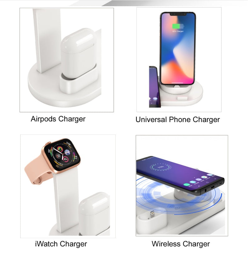 Three in one wireless charger Heritage cosmetics and beauty care