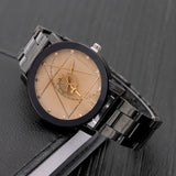 Fashion Gear Compass Turntable Steel Watch Men And Women Couple Watches - Heritage cosmetics and beauty care