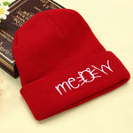 Autumn MEOW  Men Women Casual Hip Hop Hats Knitted Wool Skullies Beanies Hat Warm Winter Hat For Women Beanie Winter Caps - Heritage cosmetics and beauty care