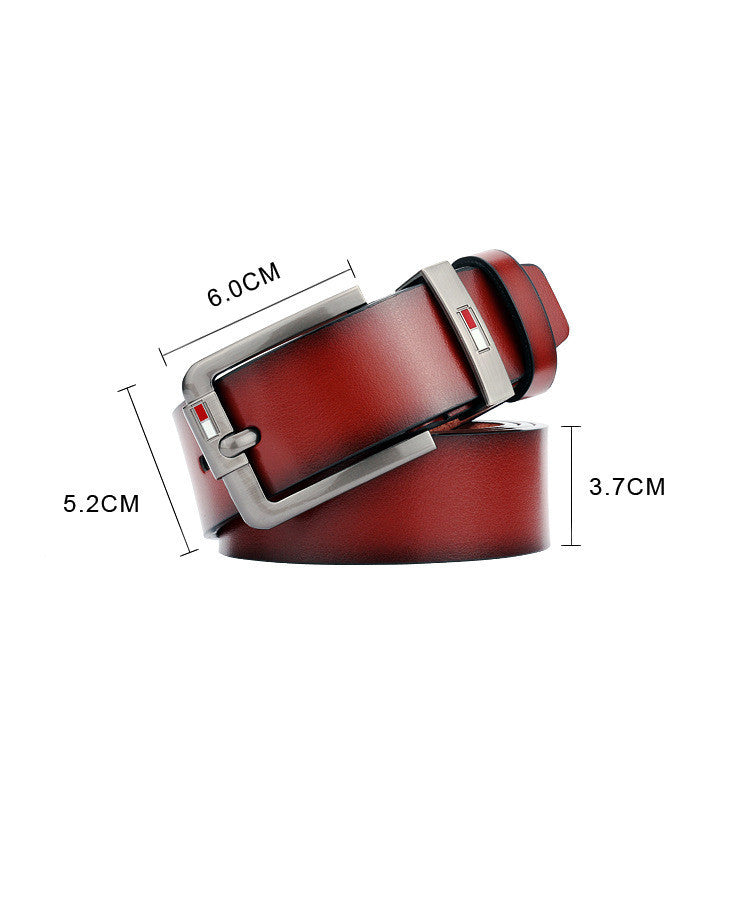 Fashion Retro Men's All-match Pin Buckle Belt - Heritage cosmetics and beauty care