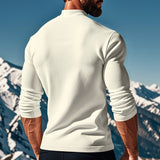 Bottoming Slim-fit Half Turtleneck Men's Top - Heritage cosmetics and beauty care