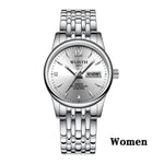 Women Dress Watch Rose Gold Stainless Steel WLISTH Brand Fashion Ladies Wristwatch Week Date Quartz Clock Female Luxury Watches - Heritage cosmetics and beauty care