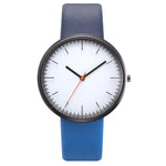 Women Watch Gray Contrast Leather Quartz Watch Women Watches Lovers Unisex Casual Ladies Wrist Watch Clock Relogio Feminino - Heritage cosmetics and beauty care