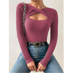 European And American Irregular Hollow Pullover Sweater - Heritage cosmetics and beauty care