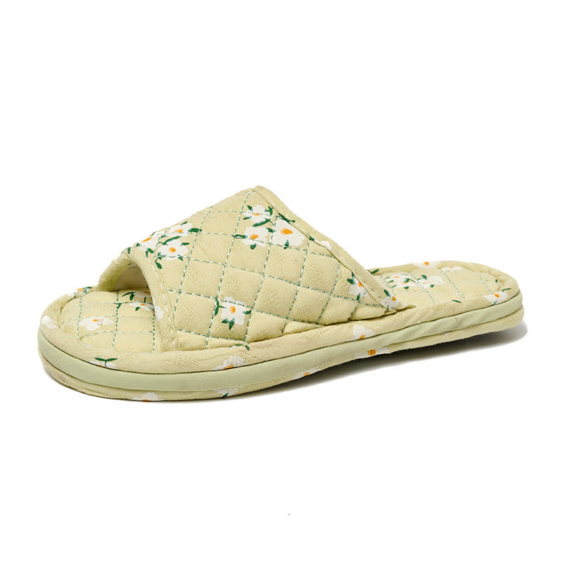 Fabric Slippers Korean Style Three-layer Thickened