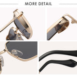 Metal Punk Square Sunglasses - Heritage cosmetics and beauty care