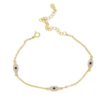 Blue Horse Eye Micro-inlaid Zircon Women's Bracelet - Heritage cosmetics and beauty care