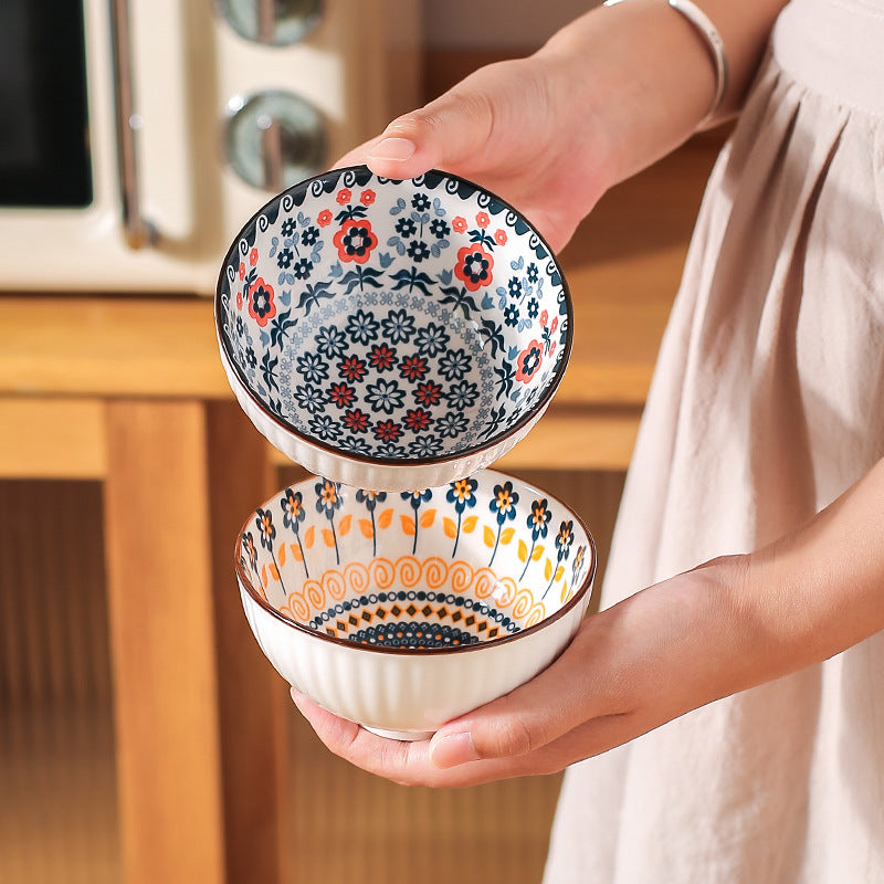 Tableware Ceramic Bowl Household Rice Bowl - Heritage cosmetics and beauty care