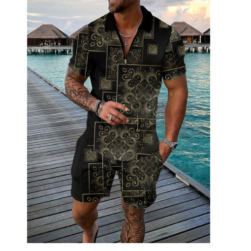 Fashion Personality Sports Casual Men's Suit - Heritage cosmetics and beauty care