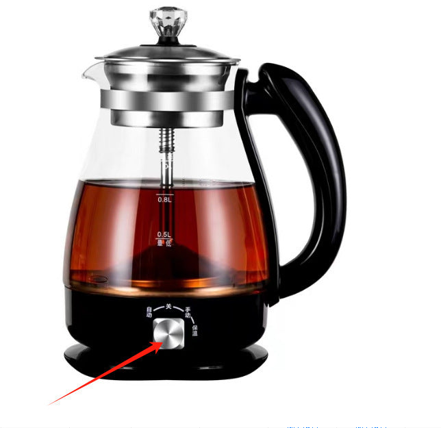 1L Automatic Steam Tea Maker Insulation Household Glass Electric Kettle Heritage cosmetics and beauty care