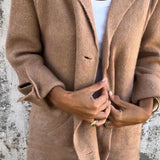 Cardigan Single-breasted Mid-length Coat - Heritage cosmetics and beauty care