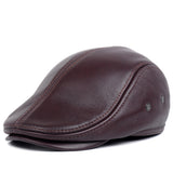 Middle-aged And Elderly Casual Leather Hats - Heritage cosmetics and beauty care