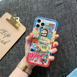 Tide Brand Retro Graffiti Phone Case Soft Heritage cosmetics and beauty care