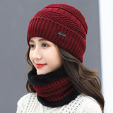 Autumn And Winter Outdoor Plus Velvet Warm Knitted Woolen Hat - Heritage cosmetics and beauty care