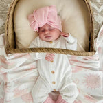 Infant Cotton Thread Double Layer Bow Hair Band - Heritage cosmetics and beauty care