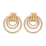 Earring Jewelry Gold Multi-layer Metal Irregular Earrings - Heritage cosmetics and beauty care