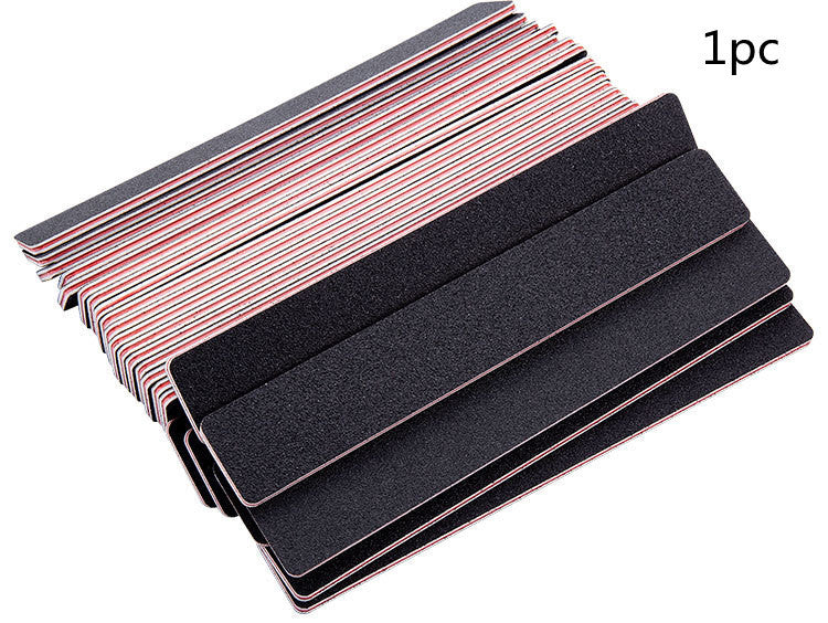 Red Heart Black File Polishing Strip Scrub Nail Tools - Heritage cosmetics and beauty care