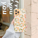 Retro Flowers Soft All-inclusive Phone Case Heritage cosmetics and beauty care