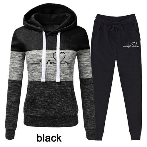 Casual Trackskuit Women Two Piece Set Suit Female Hoodies Heritage cosmetics and beauty care