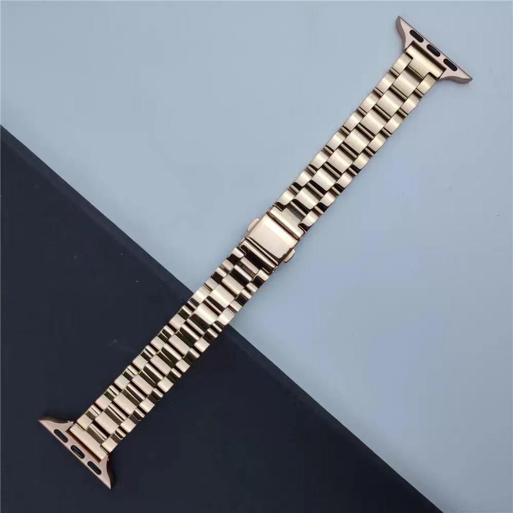 Stainless Steel Strap Three Beads Small Waist Watch Chain - Heritage cosmetics and beauty care