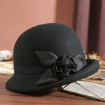 Women's Wool Top Retro Woolen Basin Hat - Heritage cosmetics and beauty care