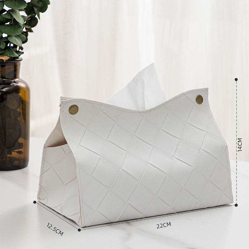 Modern Minimalist American Plaid Tissue Box Paper Extraction Box - Heritage cosmetics and beauty care