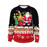 Christmas Halloween Fashion Round Neck Sweater