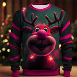 Christmas Halloween Fashion Round Neck Sweater