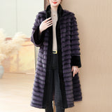 Winter Imitated Mink Coat For Middle-aged And Elderly