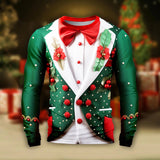 Christmas Halloween Fashion Round Neck Sweater