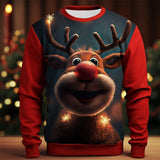 Christmas Halloween Fashion Round Neck Sweater