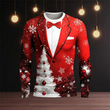 Christmas Halloween Fashion Round Neck Sweater