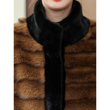 Winter Imitated Mink Coat For Middle-aged And Elderly