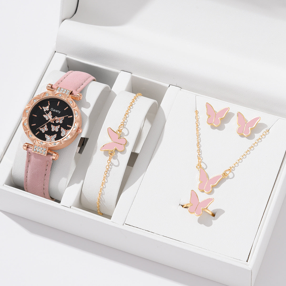 Women's Fashion Simple Butterfly Digital Belt Watch - Heritage cosmetics and beauty care