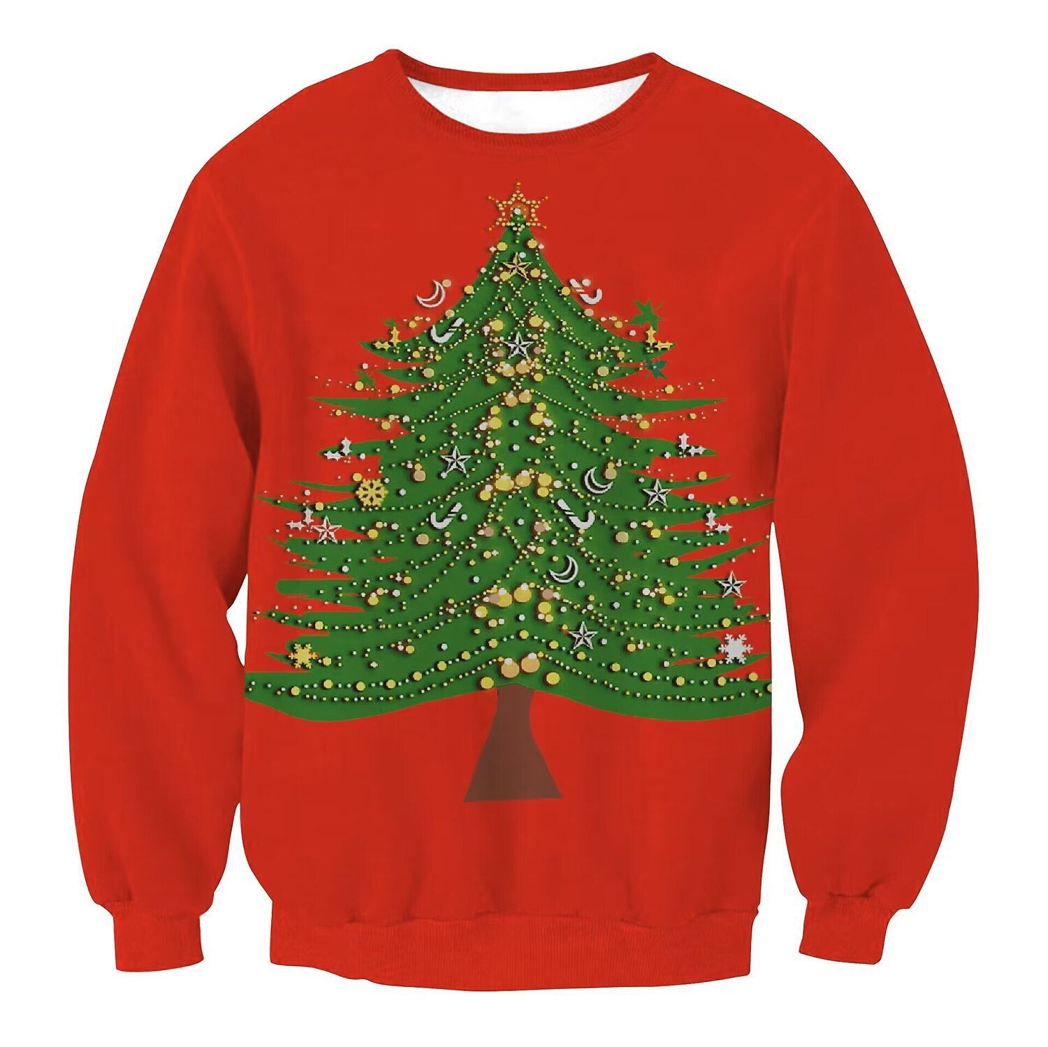 Christmas Halloween Fashion Round Neck Sweater