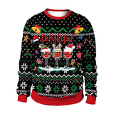 Christmas Halloween Fashion Round Neck Sweater