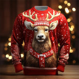 Christmas Halloween Fashion Round Neck Sweater