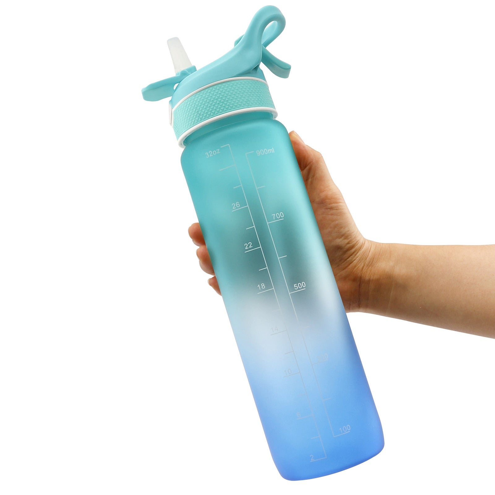 Water Bottle Scrub Bounce Cover Straw Space Cup Sports Water Bottle - Heritage cosmetics and beauty care