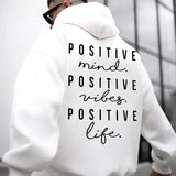 Fall Winter Fashion English Letter Print Hoodie