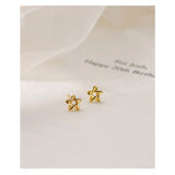 Silver Stud Earrings For Women Special-interest Design - Heritage cosmetics and beauty care