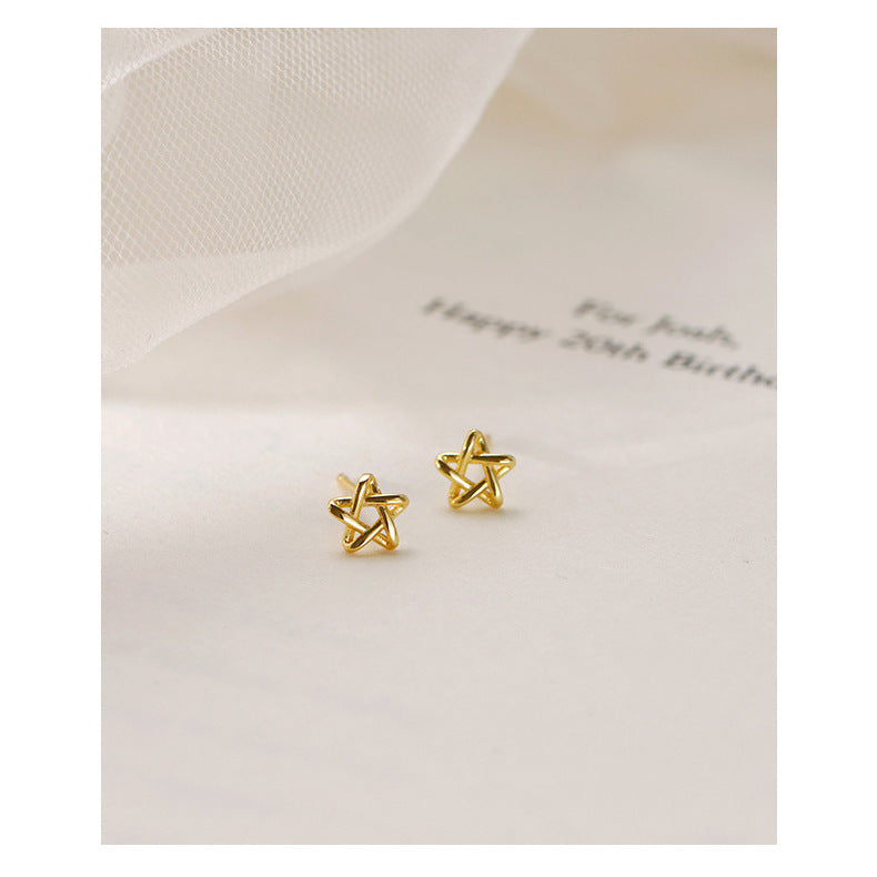 Silver Stud Earrings For Women Special-interest Design - Heritage cosmetics and beauty care