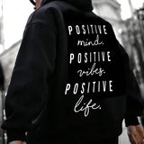 Fall Winter Fashion English Letter Print Hoodie